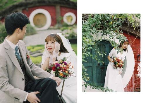 婚纱照复古风格图片,复古婚纱照风情再现